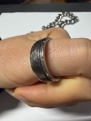 Anillo Viceroy acero original Hombre