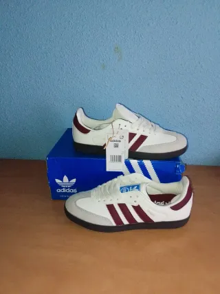 Adidas Samba Blancas y Rojas