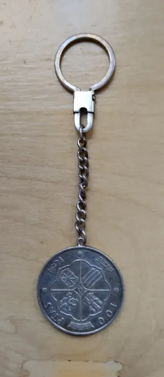 Llavero Moneda Franco 1966