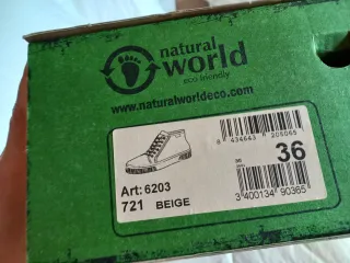 Botines Natural World talla 36