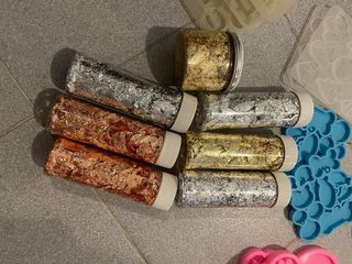 Polvos Metálicos Oro, Plata y Bronce