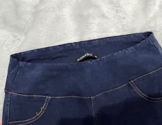 Pantalón efecto mallas elásticos DORADO Talla M