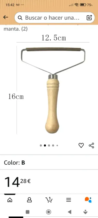 Quitapelusas manual madera