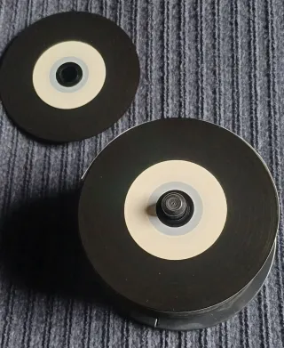 CD-R grabables (48x) forma de Vinilo Negro 50 Uds.