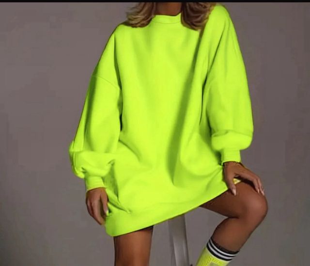 Sudadera Oversize Rosa T M Nueva Estrenar