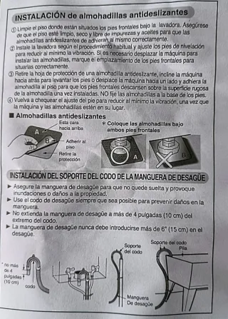 Manguera agua lavadora