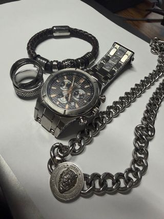 Pack Reloj Jaguar + Collar Guess + Anillo Viceroy