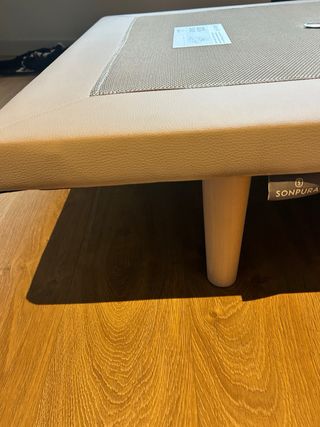 2 unidades de Somier individual beige