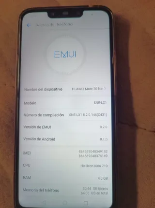 Móvil Huawei Multicolor