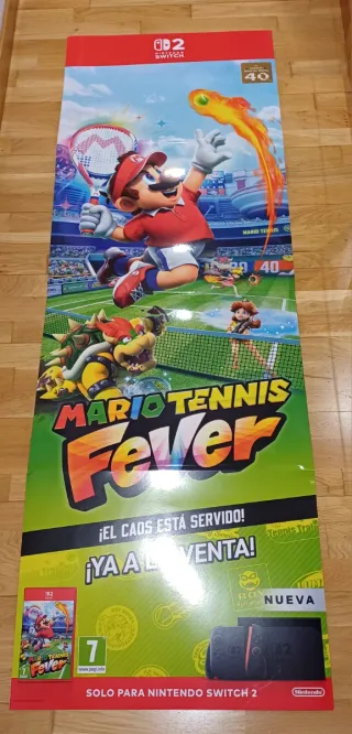 Totem de carton Mario Tennis Fever.