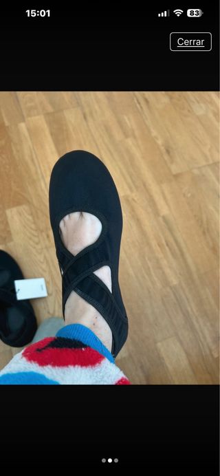 Manoletinas Mango Talla 36 Negras