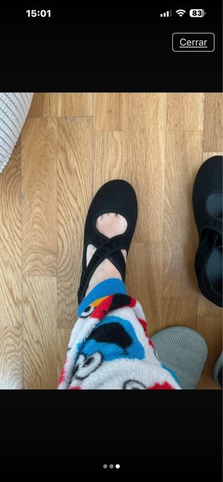 Manoletinas Mango Talla 36 Negras