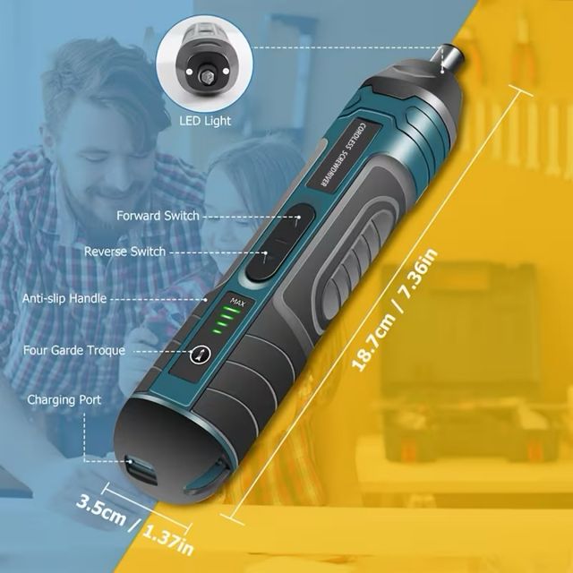 Mini Destornillador Eléctrico 3.6V