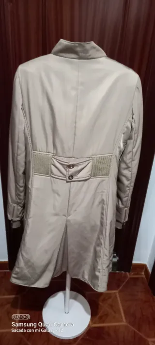 Gabardina Beige Mujer Talla L