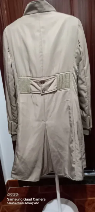 Gabardina Beige Mujer Talla L