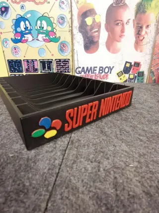Stand porta cartucce SNES Super Nintendo
