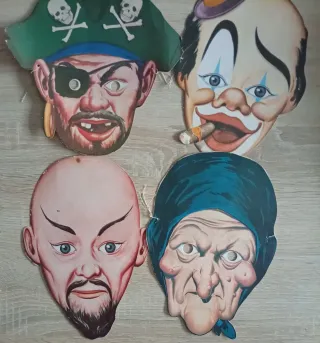 9 Caretas Antiguas (Años 70) OFERTA!!