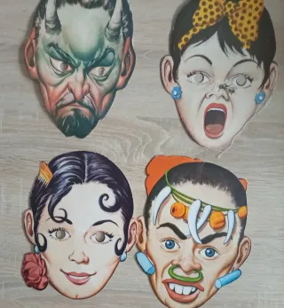 9 Caretas Antiguas (Años 70) OFERTA!!