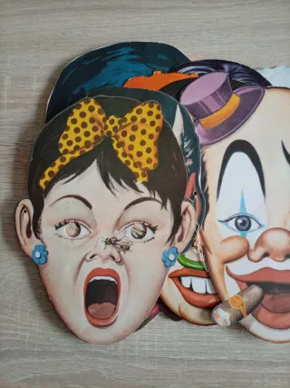 9 Caretas Antiguas (Años 70) OFERTA!!