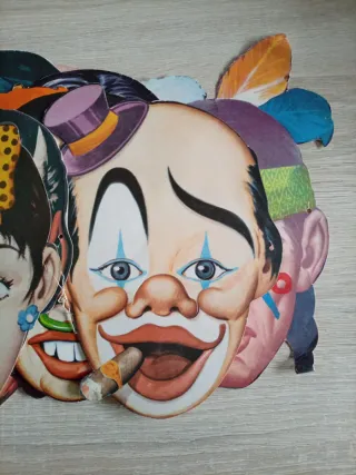 9 Caretas Antiguas (Años 70) OFERTA!!