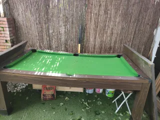 Mesa de billar para reparar