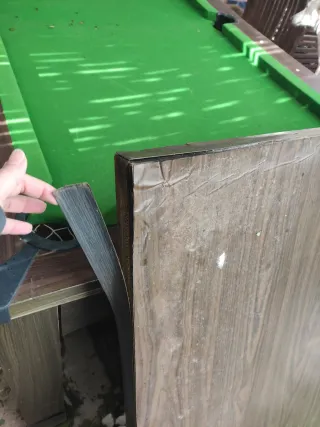 Mesa de billar para reparar