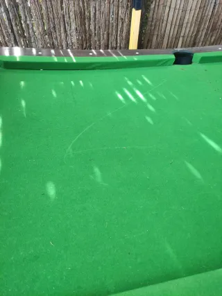 Mesa de billar para reparar