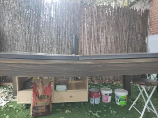 Mesa de billar para reparar