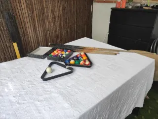 Mesa de billar para reparar