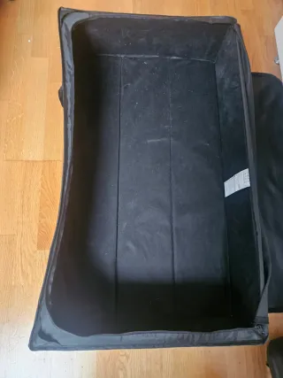 Caja de tela Ikea negra