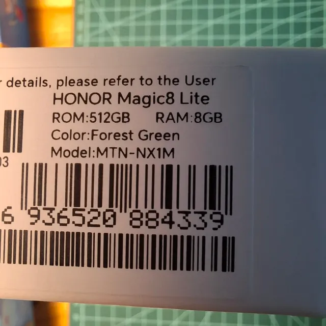 HONOR Magic 8 Lite 512gb Verde Nuevo