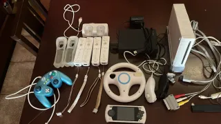 Nintendo Wii Blanca Completa + Mandos y accesorios