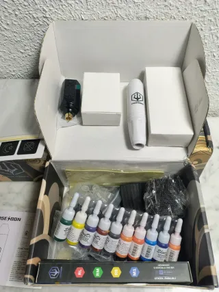 Kit Máquina Tatuaje Inalámbrica Poseidón