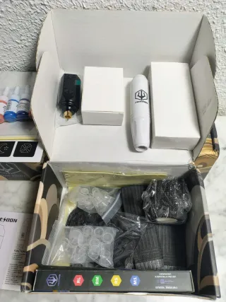 Kit Máquina Tatuaje Inalámbrica Poseidón