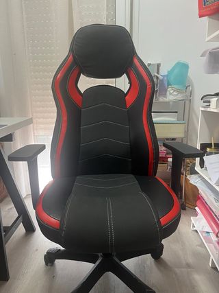 Silla Gaming Negra y Roja