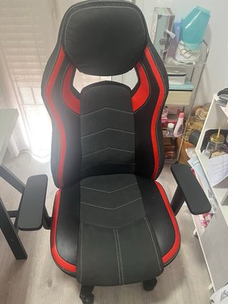 Silla Gaming Negra y Roja