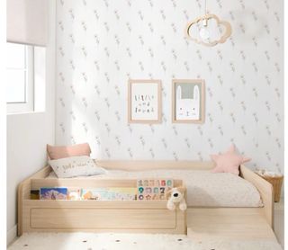 Cama Montessori Madera Natural