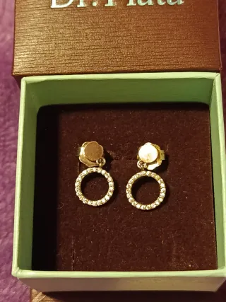 Pendientes Di. Plata Aro Circonitas