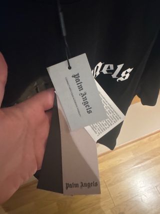 Camiseta Palm Angels Paris Negra