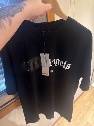 Camiseta Palm Angels Paris Negra