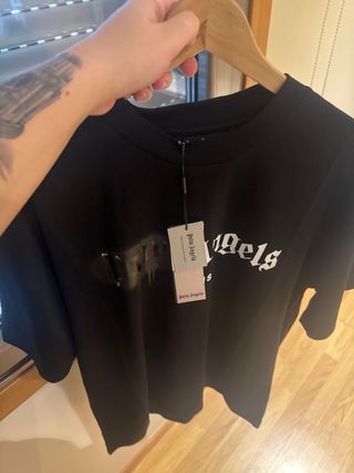 Camiseta Palm Angels Paris Negra