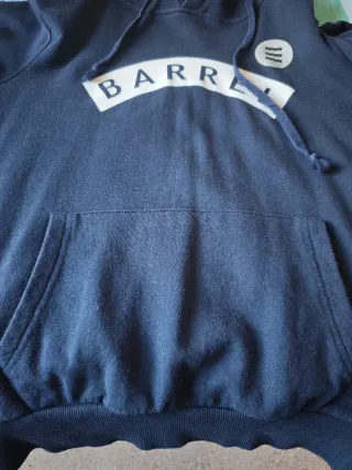 Sudadera Barrel Mujer Azul