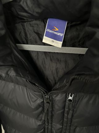 Cazadora Plumas Negra Boomerang