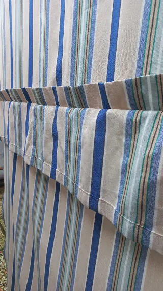 Tenda da esterno a righe