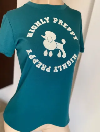 Camiseta Highly Preppy Caniche Talla M