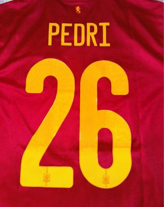 Camiseta España Euro 2020 Pedri Talla M