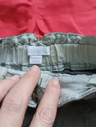 Lote 4 pantalones cortos bebé 6 meses