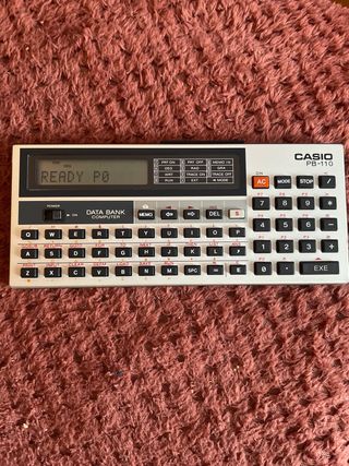 Calculadora Casio PB-110 Data Bank