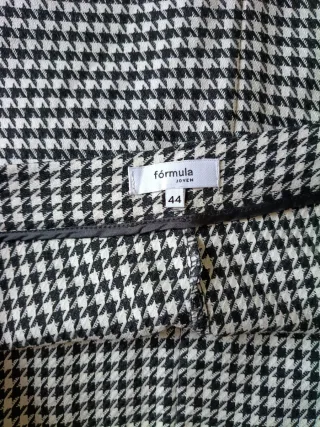 Falda pata de gallo talla 44 Fórmula Joven