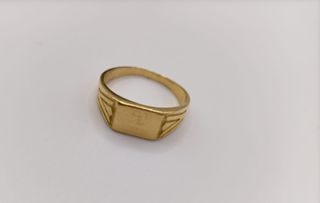 Anillo Sello Oro 18k - 5,22gr